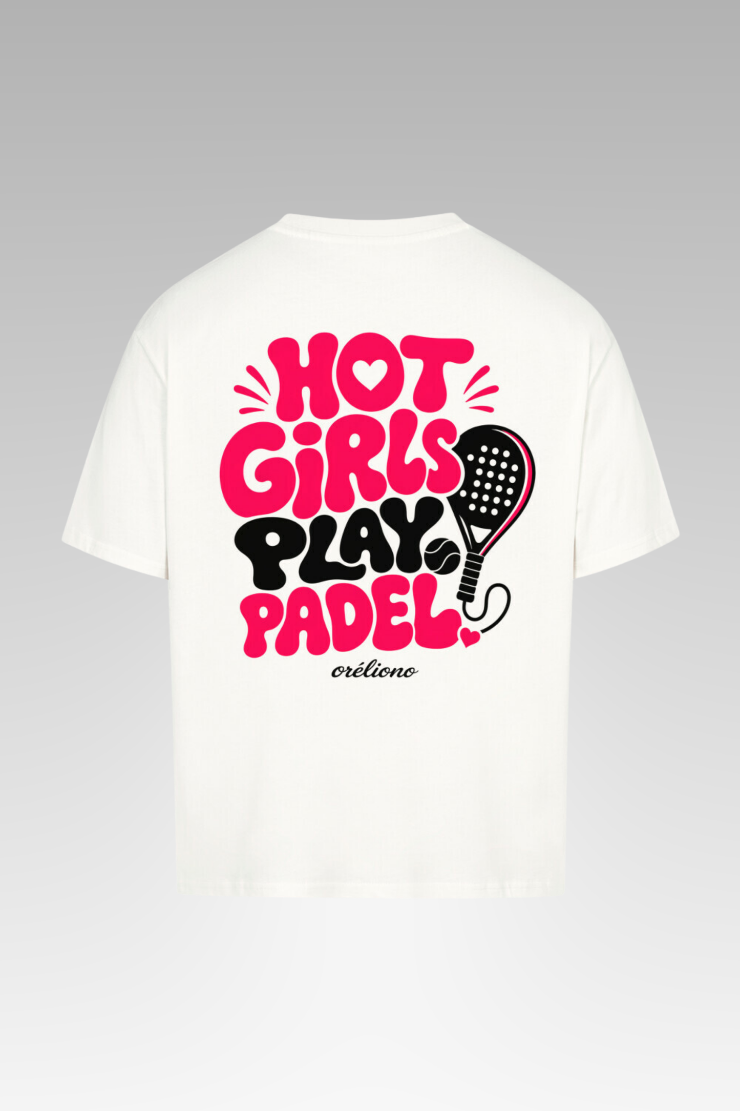 Oversize Hot Girls Play Padel Tee