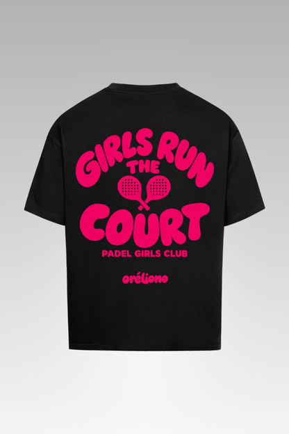 Oversize Girls run the Court Tee