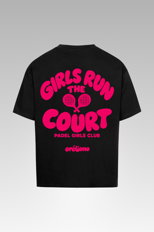 Oversize Girls run the Court Tee