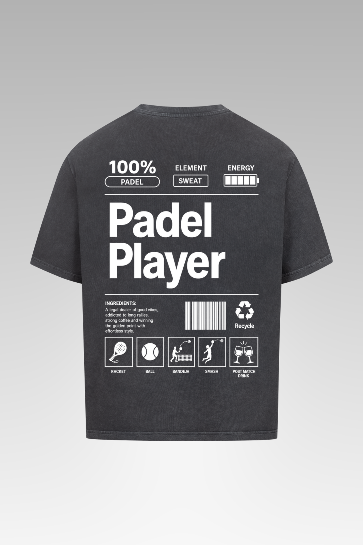 Oversize Padel Player Tee