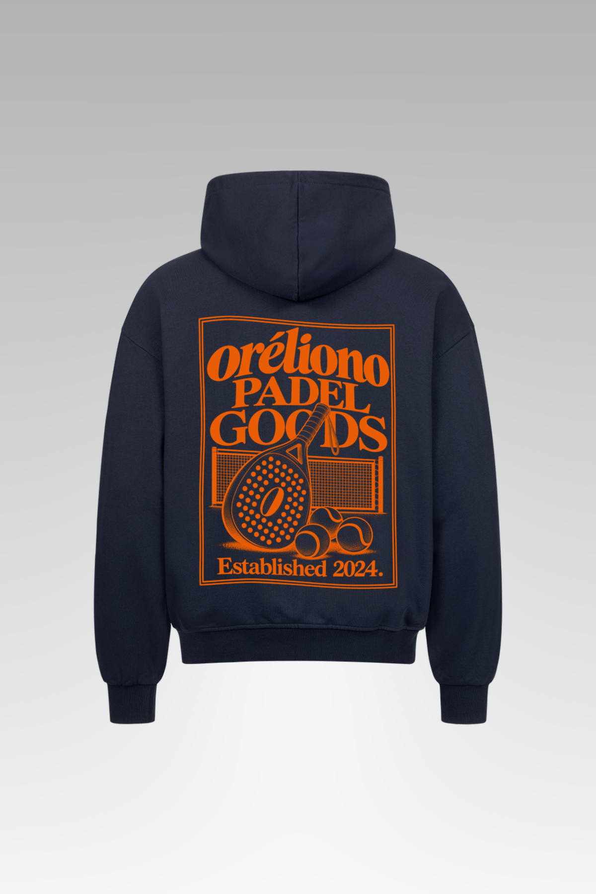 Oversize Padel Goods Zipper Hoodie