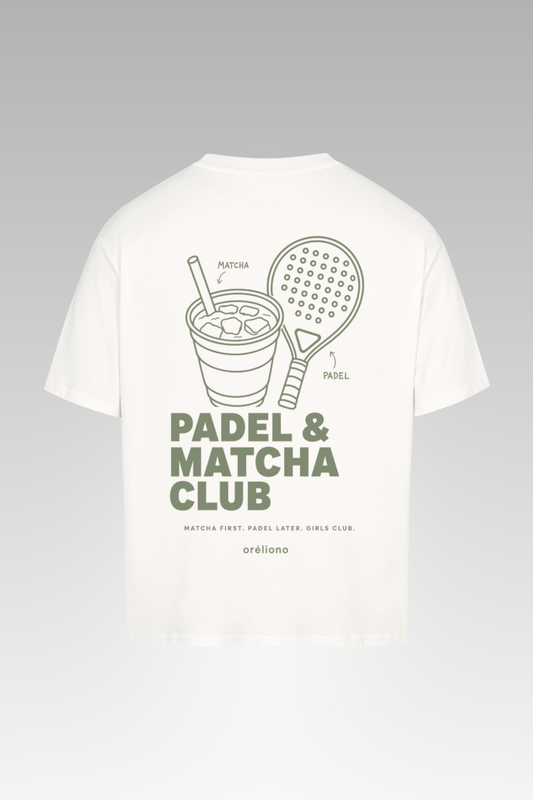 Oversize Padel & Matcha Club Tee