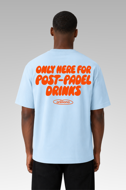 Oversize Post Padel Drinks Tee