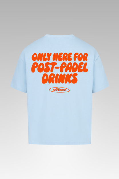 Oversize Post Padel Drinks Tee