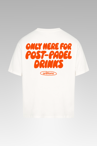Oversize Post Padel Drinks Tee