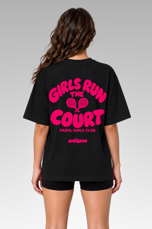 Oversize Girls run the Court Tee