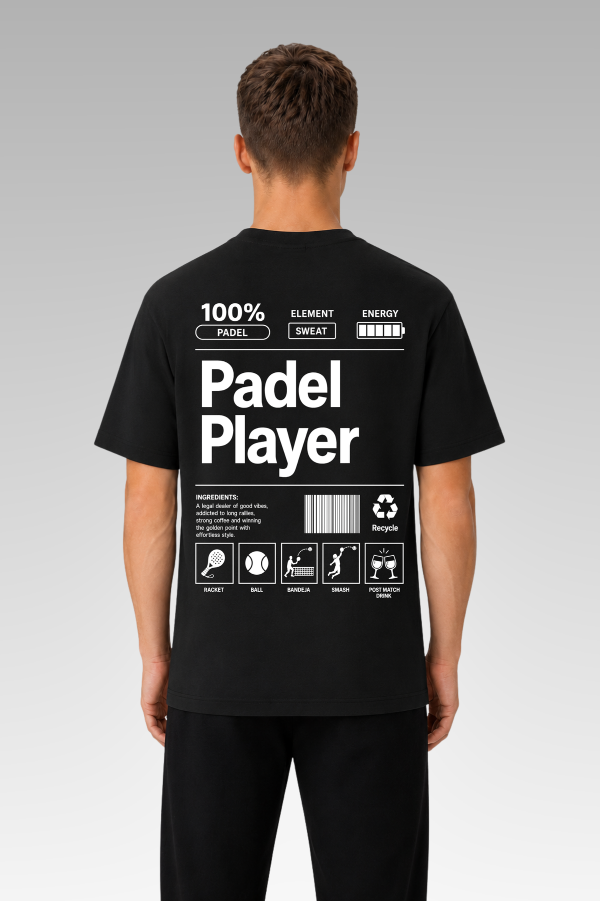 Oversize Padel Player Tee