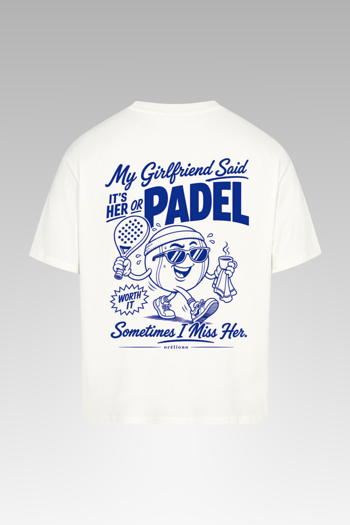 Camiseta oversize de pádel para mujer
